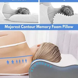 catron Clouds Ortho Contour 17x10 Inch Memory Foam Pillow image 2