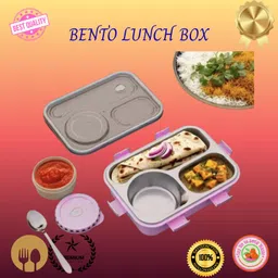 Lunch Box for Kids Compartment Insulated Stainless Steel Tiffin Box for KID_K45 3 Containers Lunch Box-image-78