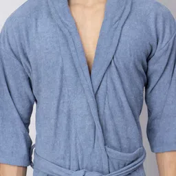 lacylook Blue XL Bath Robe image 3