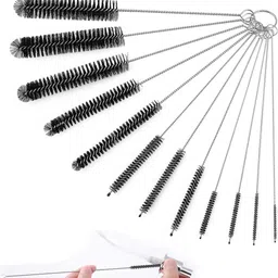 hasthip 12pcs Straw Cleaner Brushes, 8 Inch Tube Cleaning Brush and Nylon Pipe Brush Kit-picture-22
