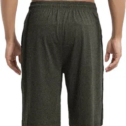 west gate clothing Printed Men Dark Grey Casual Shorts image 2
