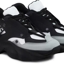 dartkick Trendy Air Sole Sneakers for Men | Breathable Casual Lace-Up Shoes Party Wear For Men image 3