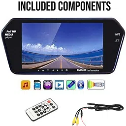 ayw Black Colour LCD Monitor 7inch BT Screen For Car-149 Black LCD image 4