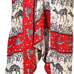 narnari Printed Rayon Women Harem Pants image 2