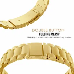 KHR Magnetic Milanese Heavy Chain 20mm Strap Compatible with Watches with 20mm Lugs Smart Watch Strap image 2