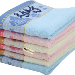 Khillayox Cotton Handkerchief for Women/girls/baby|Face Towel for kids pack of 6 ["Multicolor"] Handkerchief-image-33