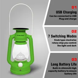 vr bright lite Rechargeable Solar With 1St Step Night Lamp-VR2348 4 hrs Lantern Emergency Light image 3
