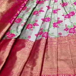 swami studio Self Design Semi Stitched Lehenga Choli image 5