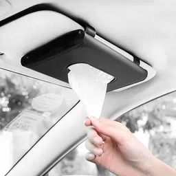 immutable PU Leather Car Tissue Paper Box Sun Visor Tissue Paper Holder EQJ8 Vehicle Tissue Dispenser-picture-25