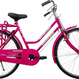 ralley gold Popular 50cm (20 Inch Frame) Ladies Bicycle | In-Built Carrier, Stand and Lock 26 T (inch) Road Cycle image 1