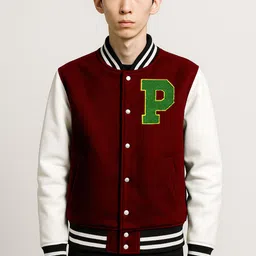 Men Colorblock Varsity Jacket-image-39