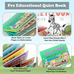 kidster Quiet Book for Kids – Vehicles | Velcro Book, Learning toy for Toddlers (18mos+) image 5