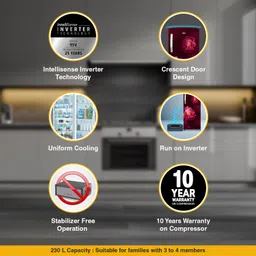 whirlpool 207 L Direct Cool Single Door 3 Star Refrigerator image 2