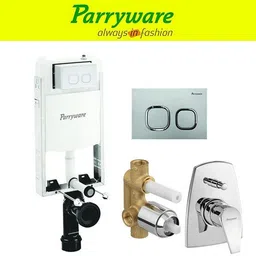 parryware Half Frame Concealed Cistern, with divater body upper edge set of 1 pic 249 Dual Flush Tank-picture-14