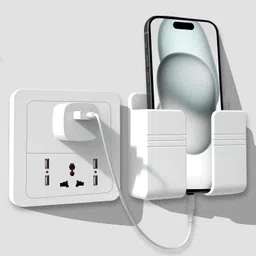 DIVINEHUB Wall Mobile Phone Holder Universal Cellphone Hanging Stand Charging Charging Pad-picture-25