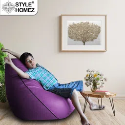 txor XXL Tear Drop Bean Bag Cover(Without Beans) image 4