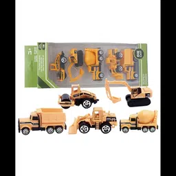 nickspoolplay 5 in 1 Die Cast Metal Construction JCB Set Toy Stock as per availablity Kids Scooter-picture-12