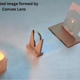 esptronics Convex Lens and Concave Mirror Candle Experiment DIY Kit for Class 12 Students image 5