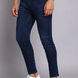 pepe jeans Men Skinny Mid Rise Blue Jeans image 3