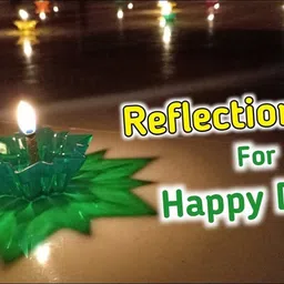 asutosh Best Choice Reflected Shadow Floating Transparent Diwali Diya Set Lantern Candle Panti Oil Lamps for Diwali Puja/Pooja Room Decoration Item Gift Plastic Diya Set of 12 Multi Design Shape Plastic (Pack of 12) Table Diya Set (Height: 1 inch) Plastic (Pack of 10) Table Diya Set image 4