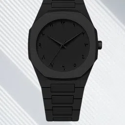 lyfstyles Analog Watch - For Men Men Luxury Aura Black Arabic Numeral Watch Matte Black Analog Wristwatch image 1