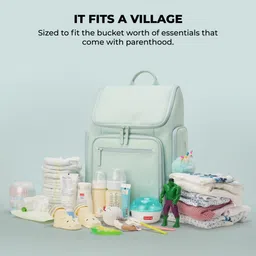 dbgh5gjham3zhexm The Tinker Diaper Backpack - 23 L, Soft-touch Polyurethane Backpack Diaper Bag image 2