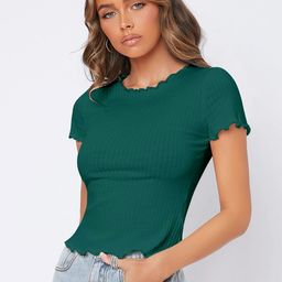 Stylecast X Slyck Round Neck Short Sleeves Fitted Top-picture-8