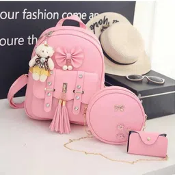 ashcrafzee Small 14 L Backpack Fashion Sling Bag Wallet Combo for Girls1 image 5