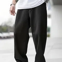 cmd coinmen denims Men Loose Fit Mid Rise Black Jeans-picture-12