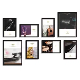art street Knight Grey Engineered Wood Framed Art Print Set of 8 image 2