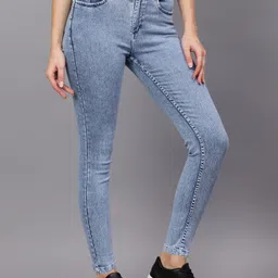 tyffyn Women Slim High Rise Light Blue Jeans image 2
