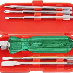 spartan BS-01 5-Pieces Kit For Home And Multipurpose Application (S-6,Green) Standard Screwdriver Set-picture-28