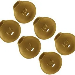 dhriyag 6 Pcs (3 sets) Golden Soft silicon level u earbuds cover, Anti-Slip Silicone Replacement Ear Tips In The Ear Headphone Cushion-image-26