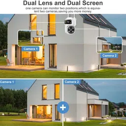 Maizic Smarthome Supercam Lynxo 4G/5G CCTV Camera 4+4 MP Full HD 360 Degree Coverage Smart Camera Security Camera image 2