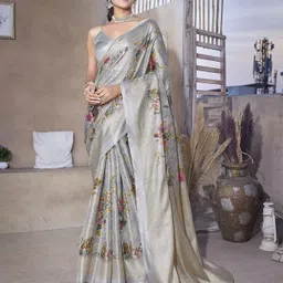 yashika Printed Daily Wear Art Silk Saree image 5