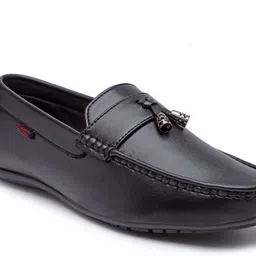 action Lightweight | Comfortable | Trendy | Daily Wear | Synthetic Leather Loafers For Men image 2