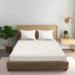 soft-on Polycotton King Flat 180 TC Floral Bedsheet-picture-19