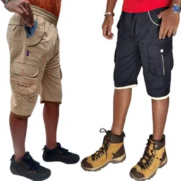 jahu fashion Self Design Men Three Fourths-picture-18