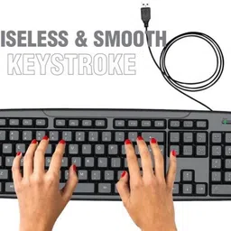 ANJO Wired Keyboard-Wireless Mouse-Mouse Pad-3in1 Cleaner-2in1 OTG Type C & Micro-LED Combo Set image 3