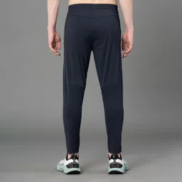 red tape Men Solid Dark Blue Track Pants image 4