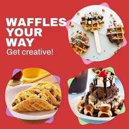 niceadult Non-Stick Electric Machine For Individual Belgian Waffles Maker Waffle Maker image 3