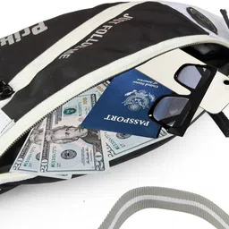 prikli 25_A _front black just follow me sweg_42 waist bag image 2