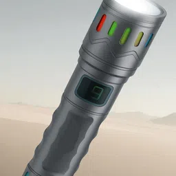 shamsa X707 Powerful LED Torch | High Lumen Rechargeable Flashlight for Outdoor Use Torch image 1