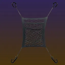 vaynien 3-Layer Car Mesh Organizer, Seat Back Net Bag, Automotive Seat Back Organizers, Car Multi Pocket image 1