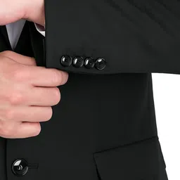 ysyb dezines Men Solid Single Breasted Casual Blazer image 5