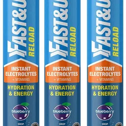 fast&up Reload Electrolytes For Hydration With Instant Energy Formula-Effervescent Tablets Hydration Drink image 1