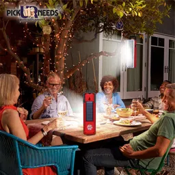 daily needs shop Solar Rechargeable 42 SMD Extra Bright LED With AC / DC / Solar Charging 7 hrs Lantern Emergency Light image 5