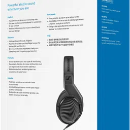 sennheiser HD 200 PRO Studio Headphone Wired without Mic Headset image 4