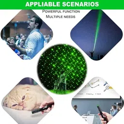 FABUNIK Premium Laser Light Pointer With Different Modes, Rechargeable, Charger Inside image 5