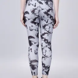 poojaran Printed Women Grey Tights image 2